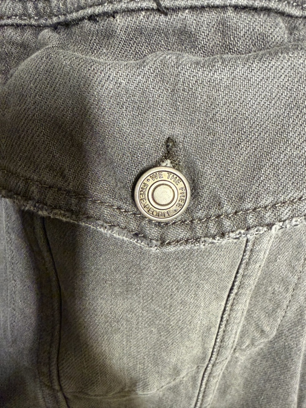 Free People Flawless Hooded Denim Jacket Size XS - Picture 6 of 6